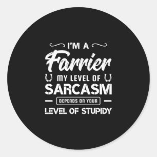 Adesivo 03.Eu Sou Mais Rápido Meu Nível De Sarcasmo Depend