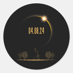 Adesivo 04.08.24 Eclipse solar total 2024