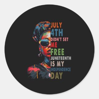 Adesivo 04 de julho me libertou 11 de junho é meu íntimo