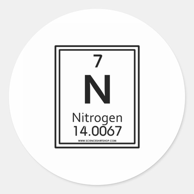 Adesivo 07 Azoto (Frente)