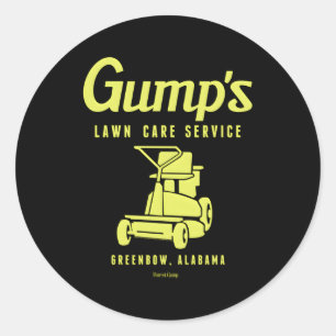 Adesivo 088371 Forrest Gump Lawn Care Service