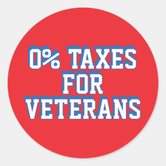 Adesivo 0% de Imposto para Veteranos