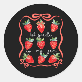 Adesivo 1ª Série É Minha Jam Coquette Morango Volta às Aul
