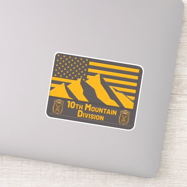 Adesivo 10ª Divisão de Montanha (Detalhe)