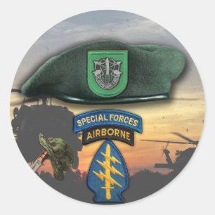 Adesivo 10ª força especial veteranos do Green Berets