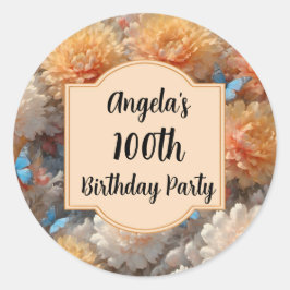 Adesivo 100ª Festa de aniversário