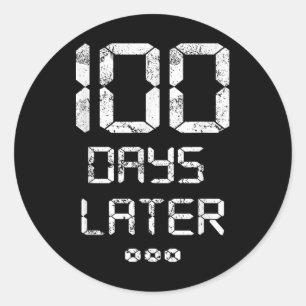 Adesivo 100º Dia da Escola - 100 Dias Depois - Financiamen