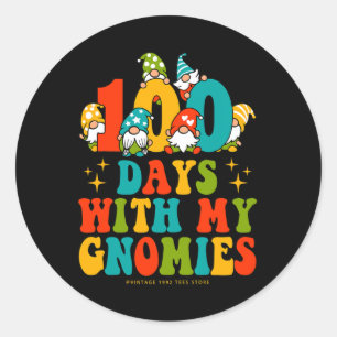 Adesivo 100º Dia De Comida Com O Meu Professor De Gnomias