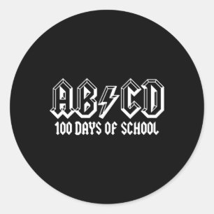 Adesivo 100º Dia de Professores Crianças Feliz 100