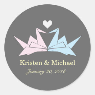 Adesivo 1000 guindastes de papel de suspensão de Origami