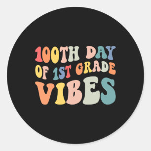 Adesivo 100.º Dia das Víblias do Primeiro Grau Professor F