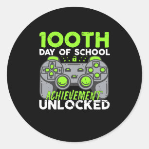 Adesivo 100.º Dia De Jogos Escolares 100 Dias Mais Intelig