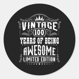 Adesivo 100 Anos De Ser Incrível