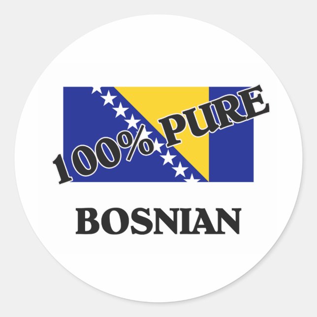 ADESIVO 100% BOSNIAN (Frente)