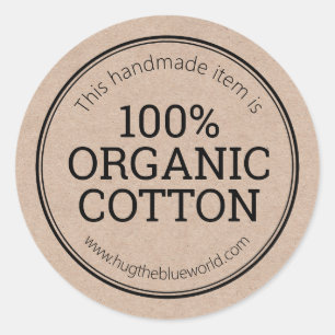 Adesivo 100% De Algodão Orgânico Ecológico