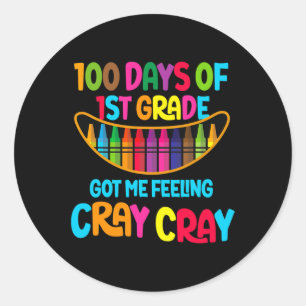 Adesivo 100 Dias De 1rua Me Fez Sentir Chá Cray Cray
