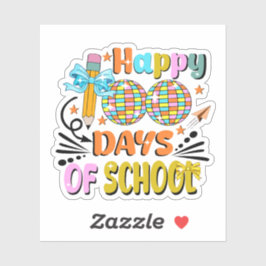 Adesivo 100 dias de apreciação do professor