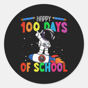 Adesivo 100 Dias De Astronautas Escolares