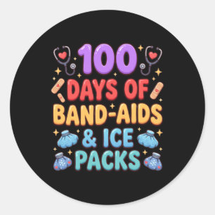Adesivo 100 Dias De Bandagens Adhesivas E Bolsas De Gelo