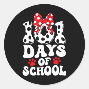 Adesivo 100 Dias De Cachorro Dalmaciano Escolar 100 Dias M