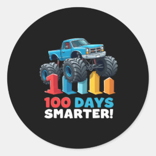 Adesivo 100 Dias De Caminhão Monstro Mais Inteligente 100 
