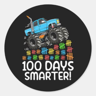 Adesivo 100 Dias De Caminhão Monstro Mais Inteligente 100