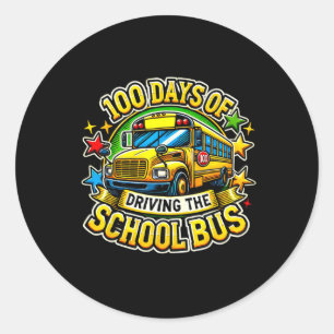 Adesivo 100 Dias De Condução Do Ônibus Escolar