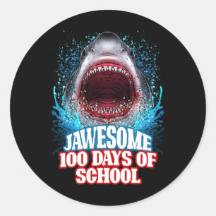 Adesivo 100 Dias De Crianças Escolares Adultos Excelente T
