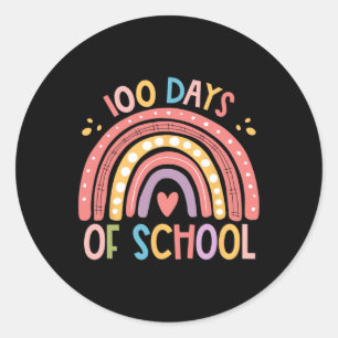 Adesivo 100 Dias De Ensino Feliz 100 Dias De Ensino