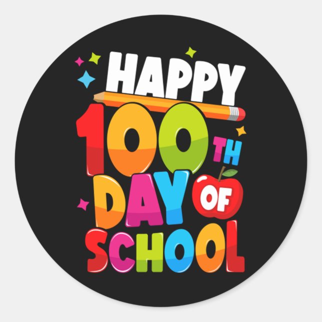 Adesivo 100 dias de escola 44 (Frente)