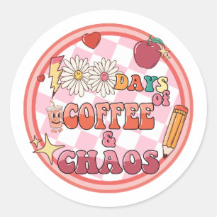 Adesivo 100 dias de escola centenas de dias 100º rancho