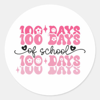Adesivo 100 Dias De Escola Groovy 100º Dia Professora Meni