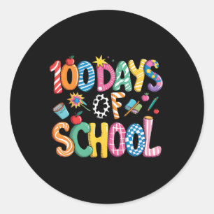 Adesivo 100 Dias De Escola Preppy Coquette Laço 100 Dias S