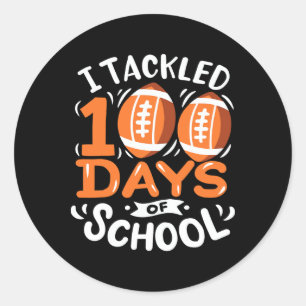 Adesivo 100 Dias De Futebol Escolar Que Tirei 100 Dias De