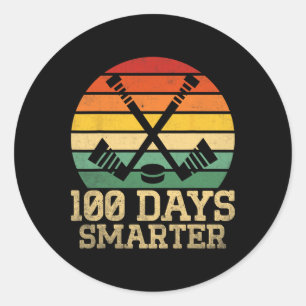 Adesivo 100 Dias De Hóquei Mais Inteligente 100 Dias De Es