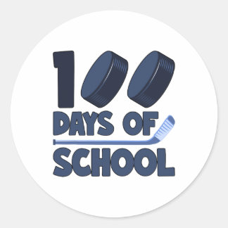 Adesivo 100 Dias De Hóquei No Gelo Escolar 100 Dias Mais I