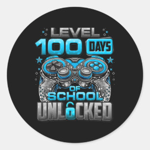 Adesivo 100 Dias De Meninos Desbloqueados Na Escola 100.º