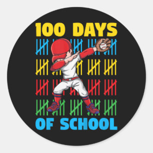 Adesivo 100 Dias De Meninos Escolares 100º Dia Da Escola