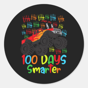 Adesivo 100 Dias De Meninos Mais Inteligentes Do Jardim De