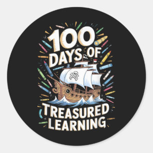 Adesivo 100 Dias De Pirata De 100 Dias De Professora De Me