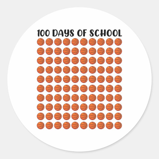 Adesivo 100 Dias De Professora De Bysketll 100 (Frente)