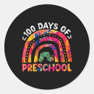 Adesivo 100 Dias De Professora Do Verme Arco Arco-Íris Da