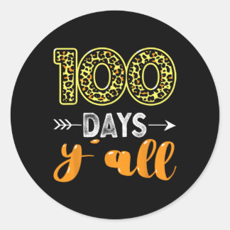 Adesivo 100 Dias De Professora Ou Estudante 100.º Dia De S