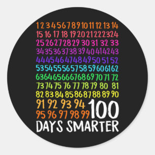 Adesivo 100 Dias De Professores Crianças De 100 Dias De Ma