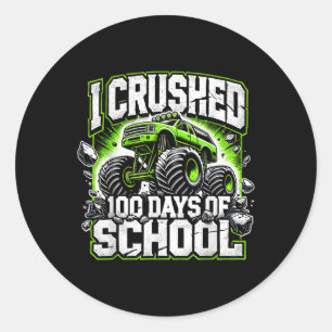 Adesivo 100 Dias De Rapazes De Monstro Escolar 100 Dias
