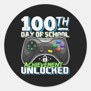 Adesivo 100 dias de sucesso escolar Jogo de vídeo desbloqu