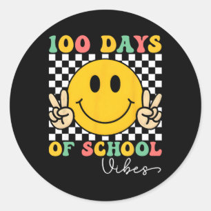 Adesivo 100 Dias De Vibrações Escolares Professor Crianças
