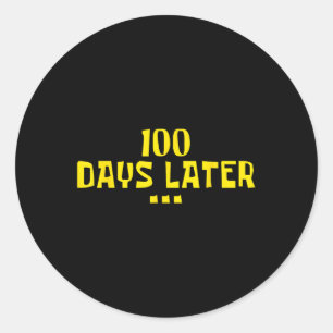 Adesivo 100 Dias Depois 100. º Dia De Professores Crianças