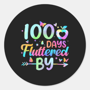Adesivo 100 Dias Flutuados Por - 100.º Dia Da Escola