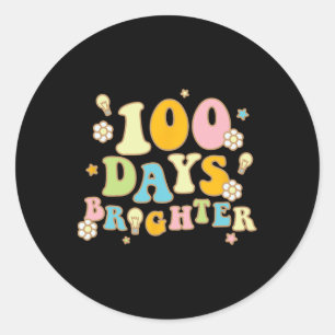 Adesivo 100 Dias Mais Brilhante 100º Dia da Escola